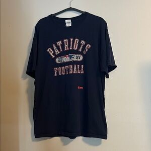 Fruit of the Loom Navy Patriots Football Tee